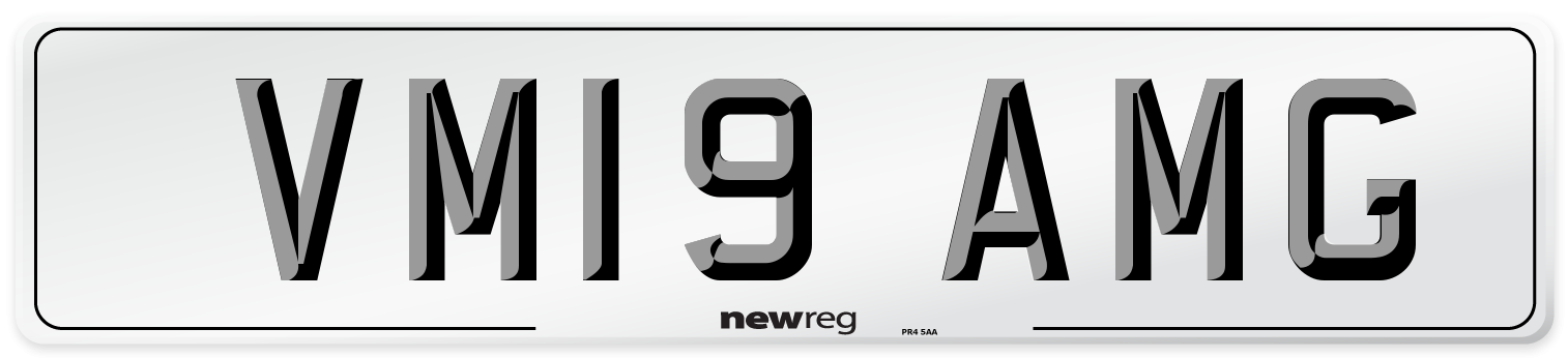 VM19 AMG Number Plate from New Reg